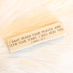 The "Quarter Block" Scripture Stone Art