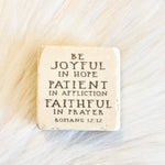 The "Small Block" Scripture Stone Art