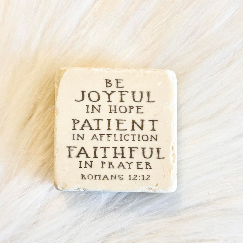 The "Small Block" Scripture Stone Art