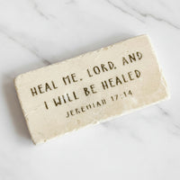 The "Half Block" Scripture Stone Art