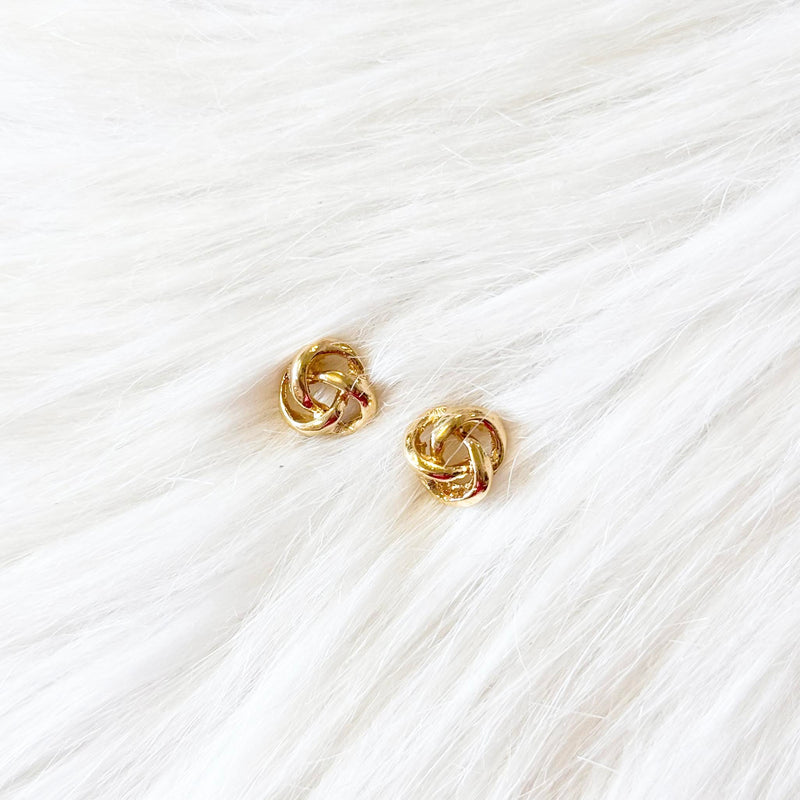 The "Golden Love Knot" Earrings