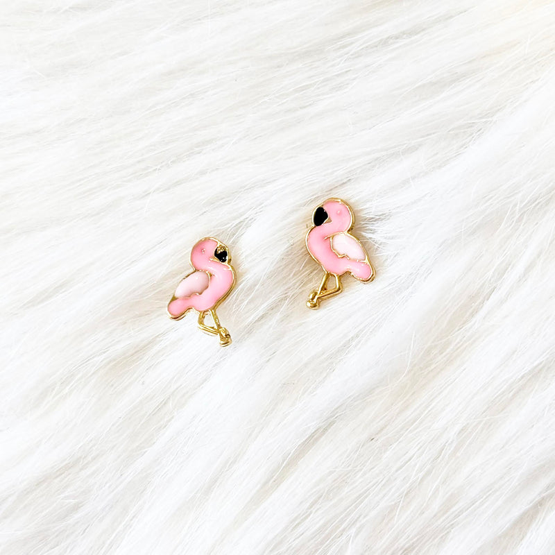 The "Fancy Flamingo" Earrings