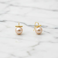 The "Petite +Sweet Pebble Pearls Baby" Earrings by CC & Co Catherine Canino