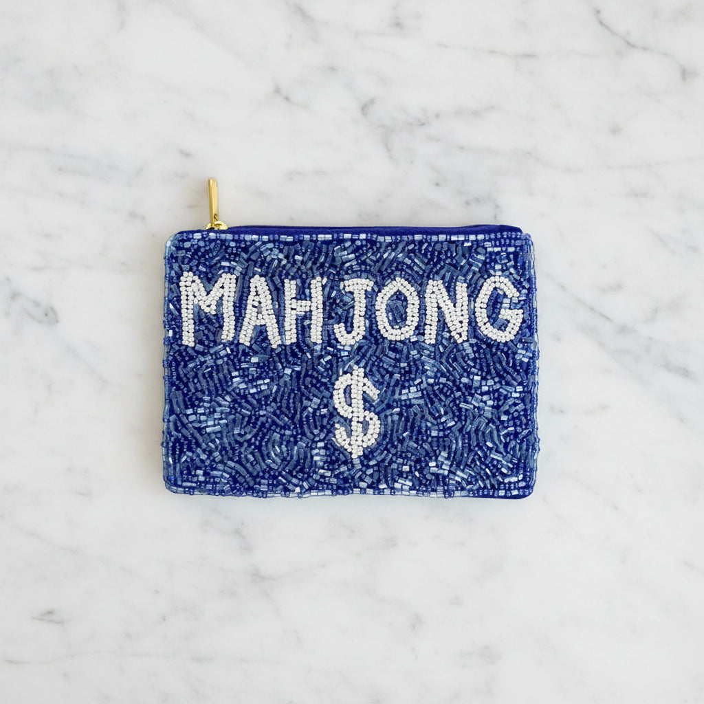 The "Mahjong Money" Beaded Pouch