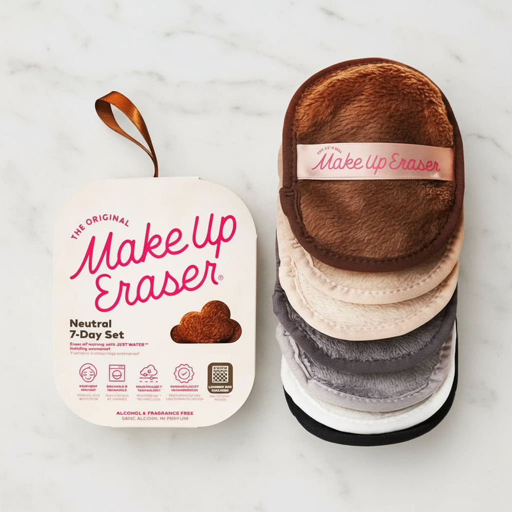 The "Warm Neutral" 7 Day Makeup Eraser Set