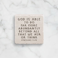 The "Small Block" Scripture Stone Art