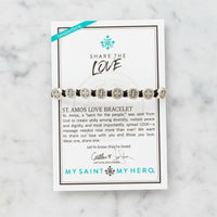 The "Share the Love - St. Amos Love" Bracelet by My Saint My Hero