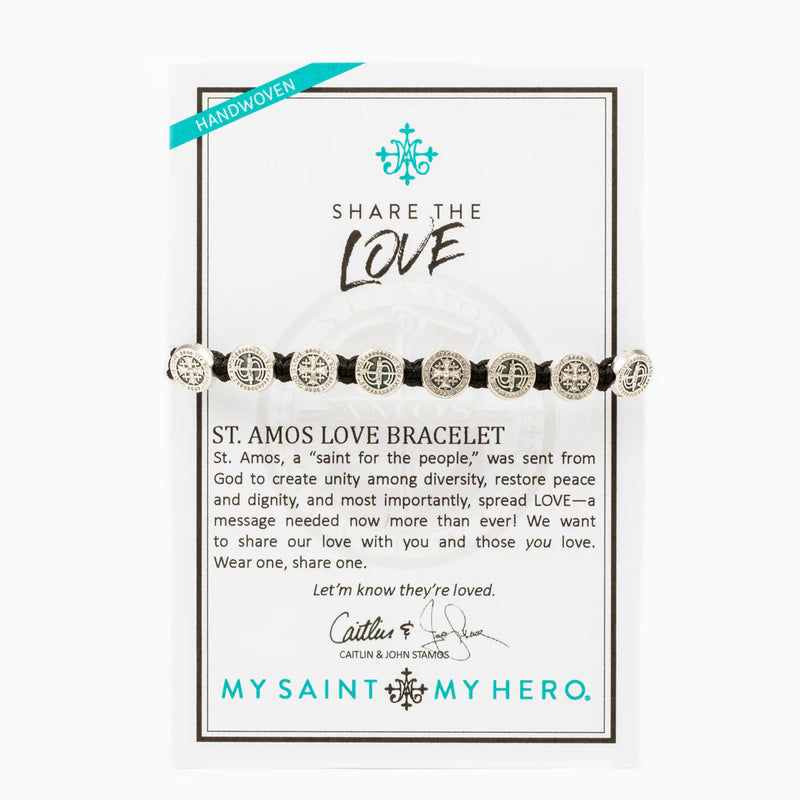 The "Share the Love - St. Amos Love" Bracelet by My Saint My Hero