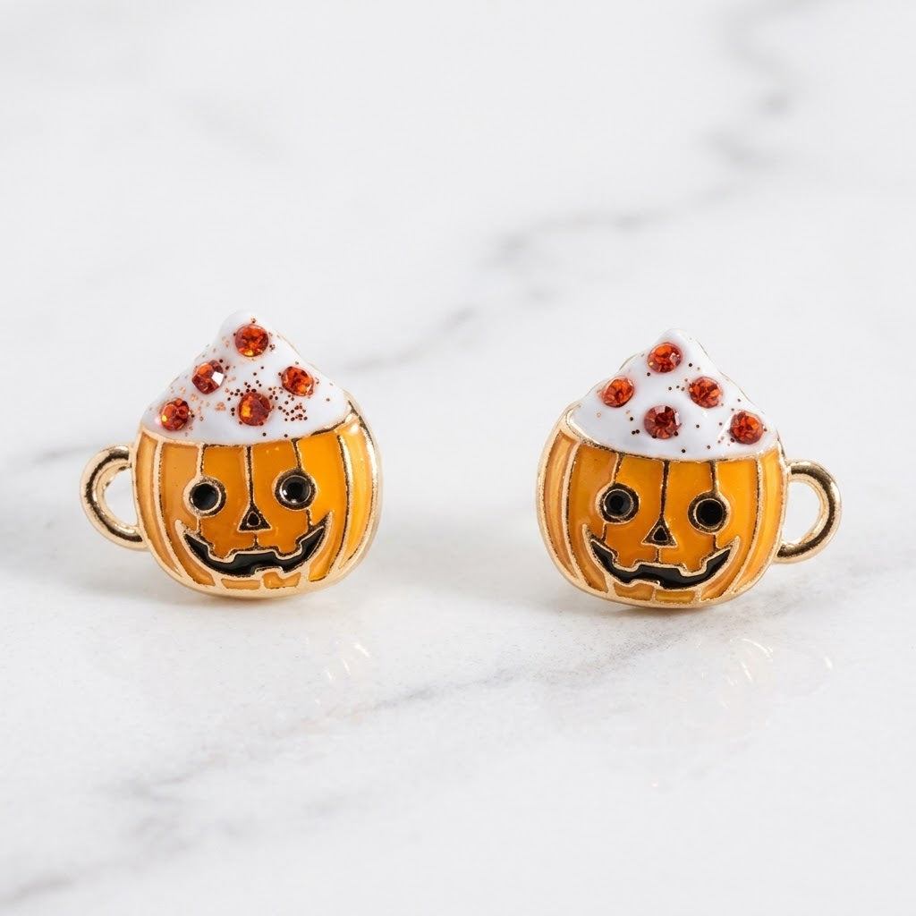 The "Pumpkin Spice Latte" Earrings