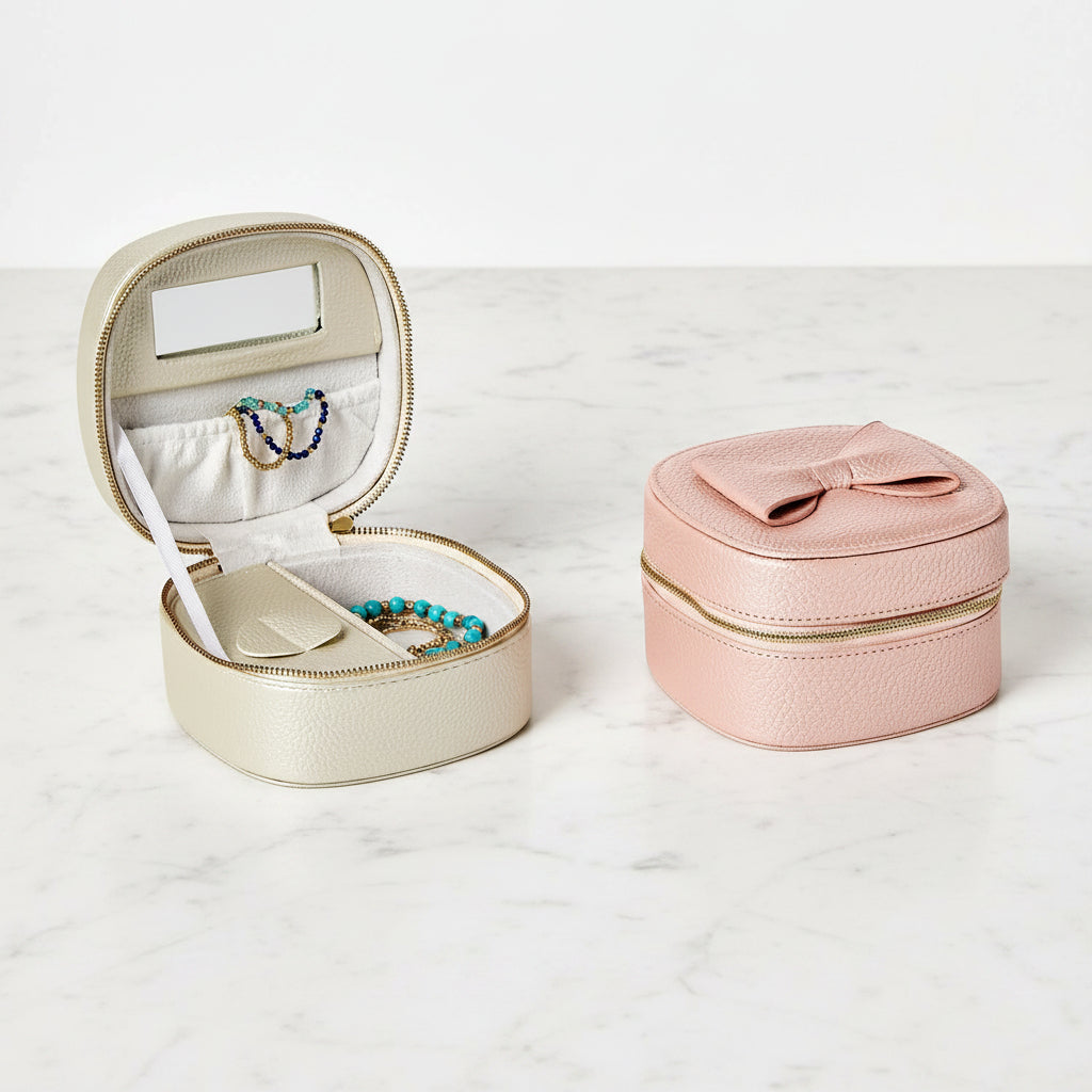The "Bow" Travel Jewelry Case
