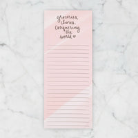 The "Grocery List" Magnetic Notepad