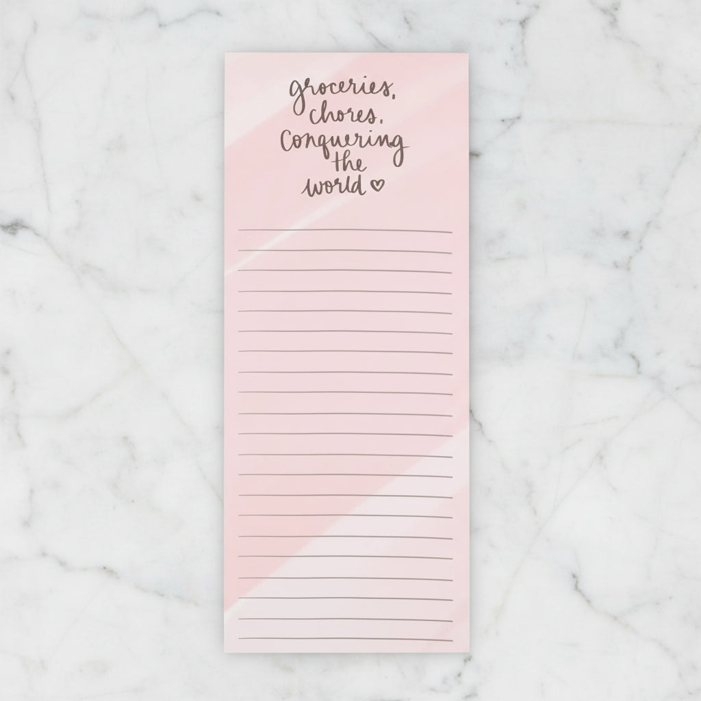 The "Grocery List" Magnetic Notepad
