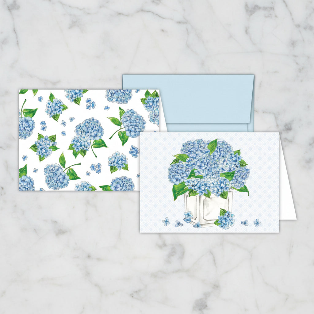 The "Hydrangea" Stationary Notes