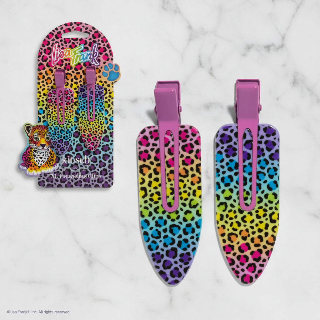 The "Lisa Frank X Kitsch" XL Creaseless Clips