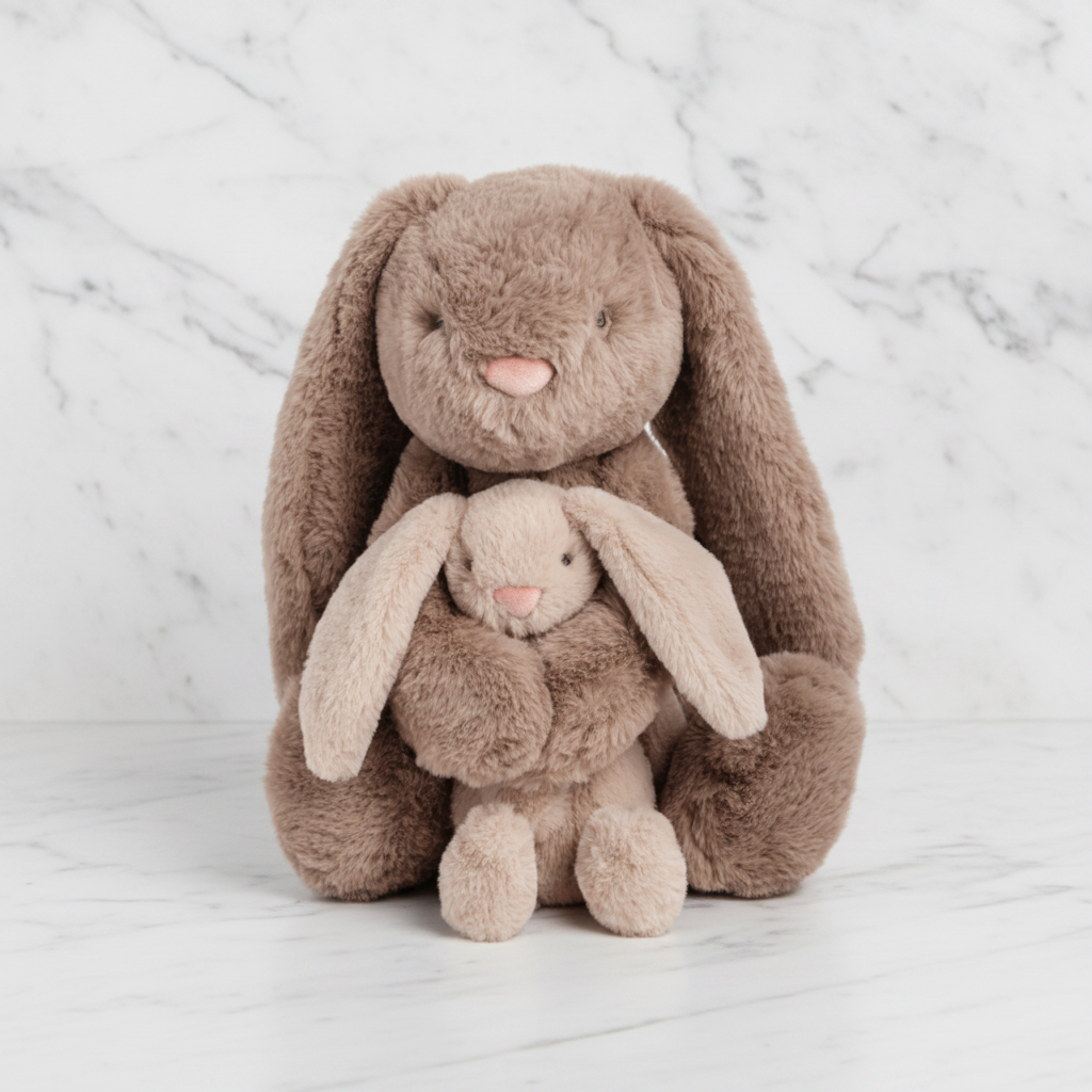 The "Mama and Bunny" Plushie Set