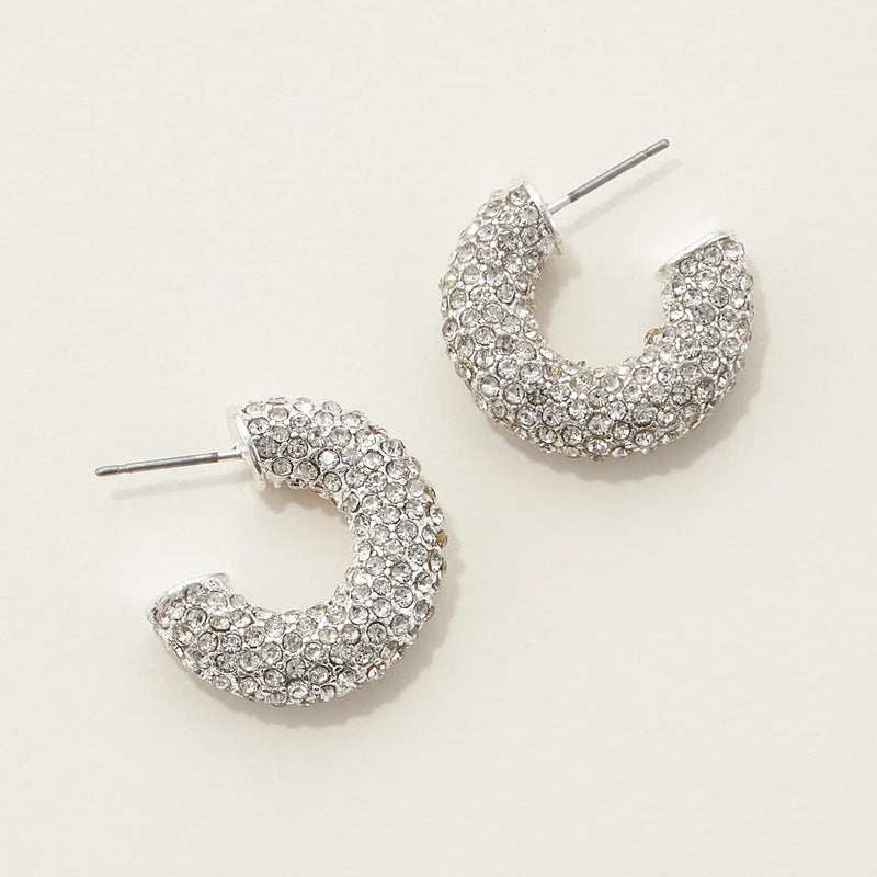 The "Dazzle Hoop" Earrings