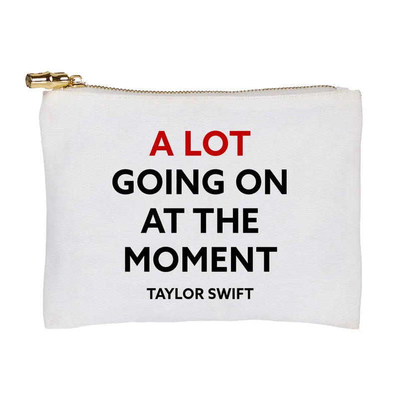 The "A Lot Going On" Flat Zip Pouch
