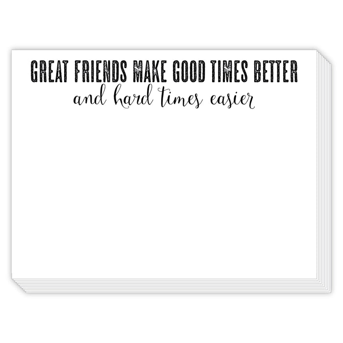 The "Great Friends" Notepad