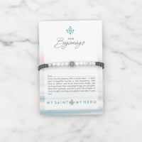 The "New Beginnings" Gemstone Blessing Bracelet by My Saint My Hero
