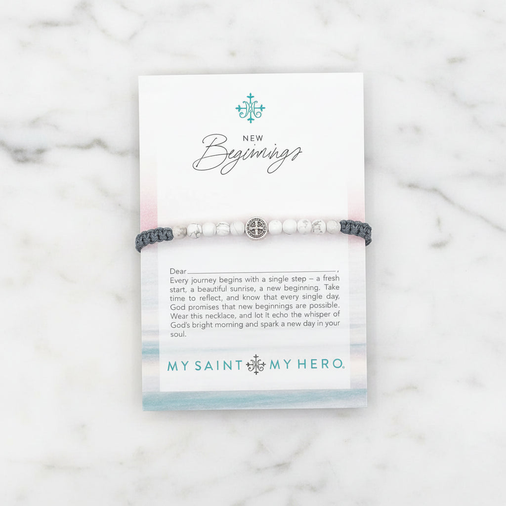 The "New Beginnings" Gemstone Blessing Bracelet by My Saint My Hero