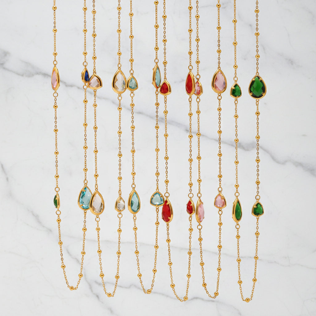 The "Tear Drop Crystal" Necklace
