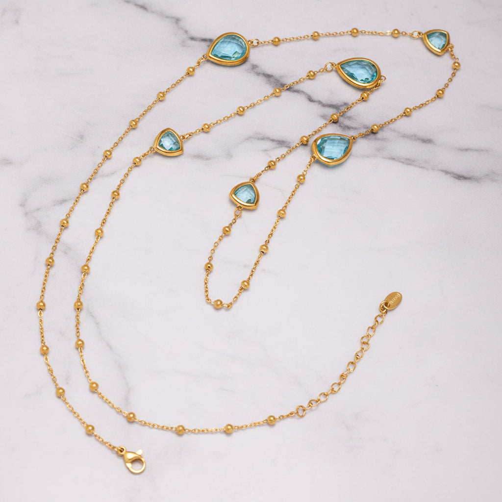 The "Tear Drop Crystal" Necklace