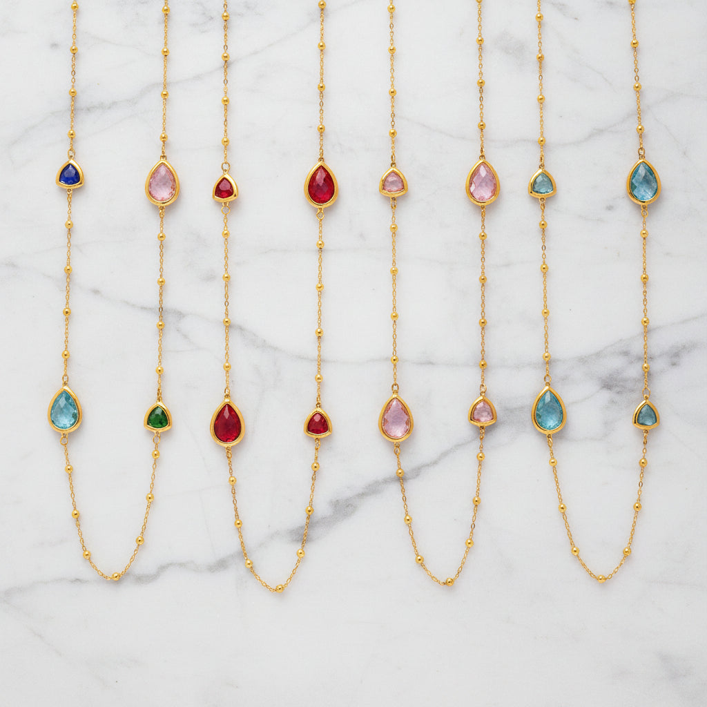 The "Tear Drop Crystal" Necklace