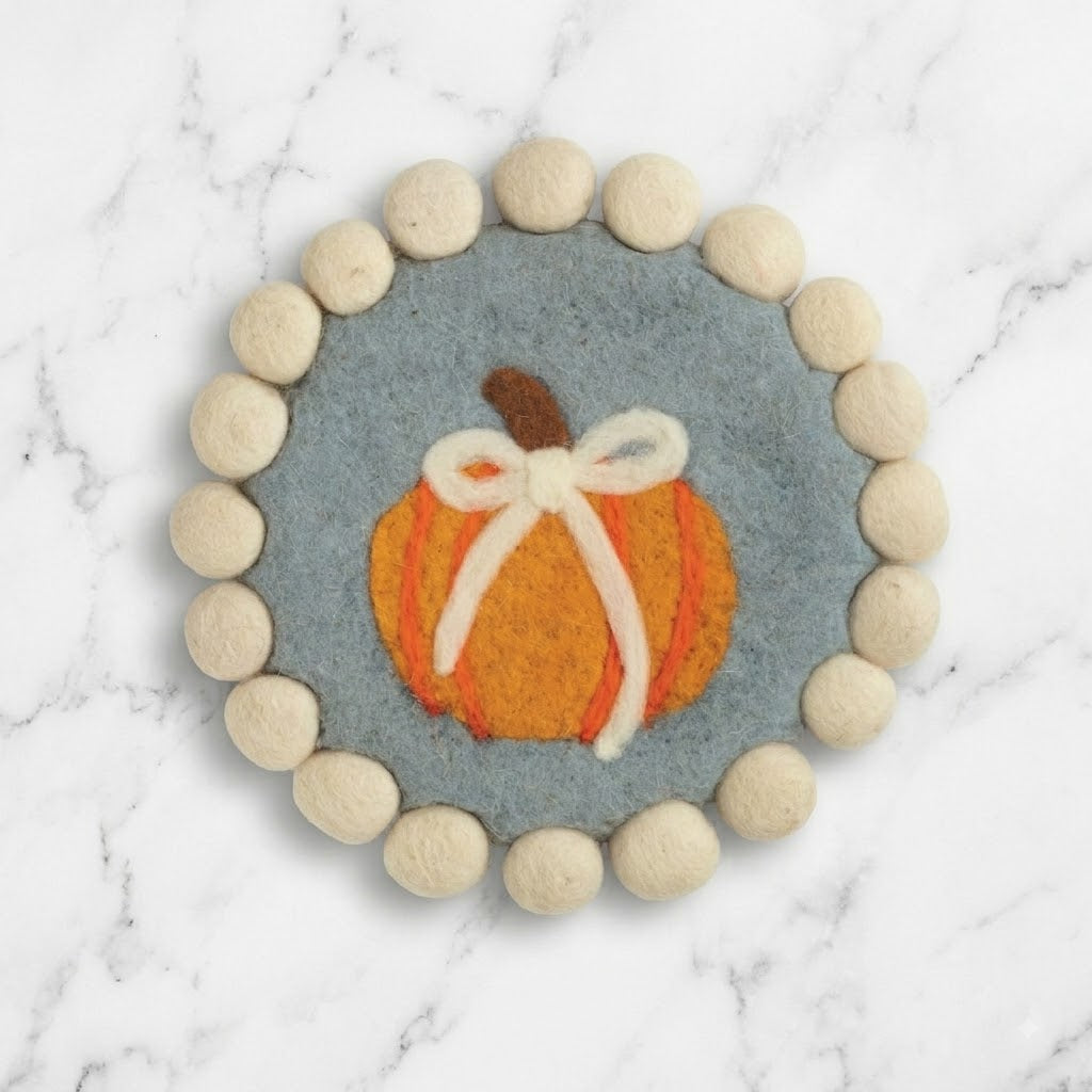 The "Pom Pumpkin" Trivet