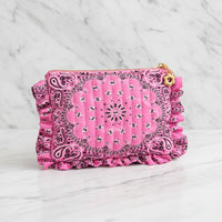 The "Ruffled Bandana" Pouch