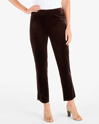 The "Espresso" Lucia Velvet Pant by Jude Connally