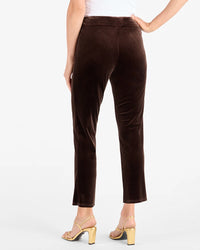 The "Espresso" Lucia Velvet Pant by Jude Connally