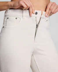 The "Alabaster" SPANXshape® Authentic 360 90s Straight Leg Jeans by SPANX