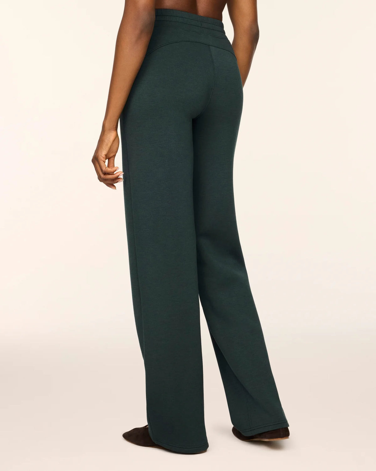 The "Night Forest Heather" SPANX AirEssentials® Straight Leg Pant by SPANX