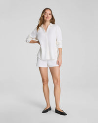 The "Powder" SPANX AirEssentials® Oversized Button Down by SPANX