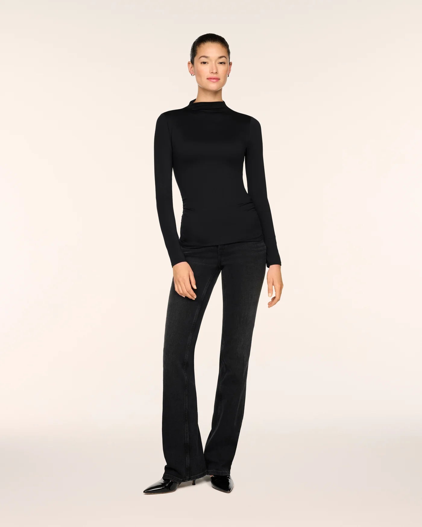 The "Deep Space" SPANXshape® Authentic 360 Bootcut Jeans by SPANX