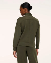 The "Monastera" AirEssentials® V-Neck Long Sleeve Top by SPANX