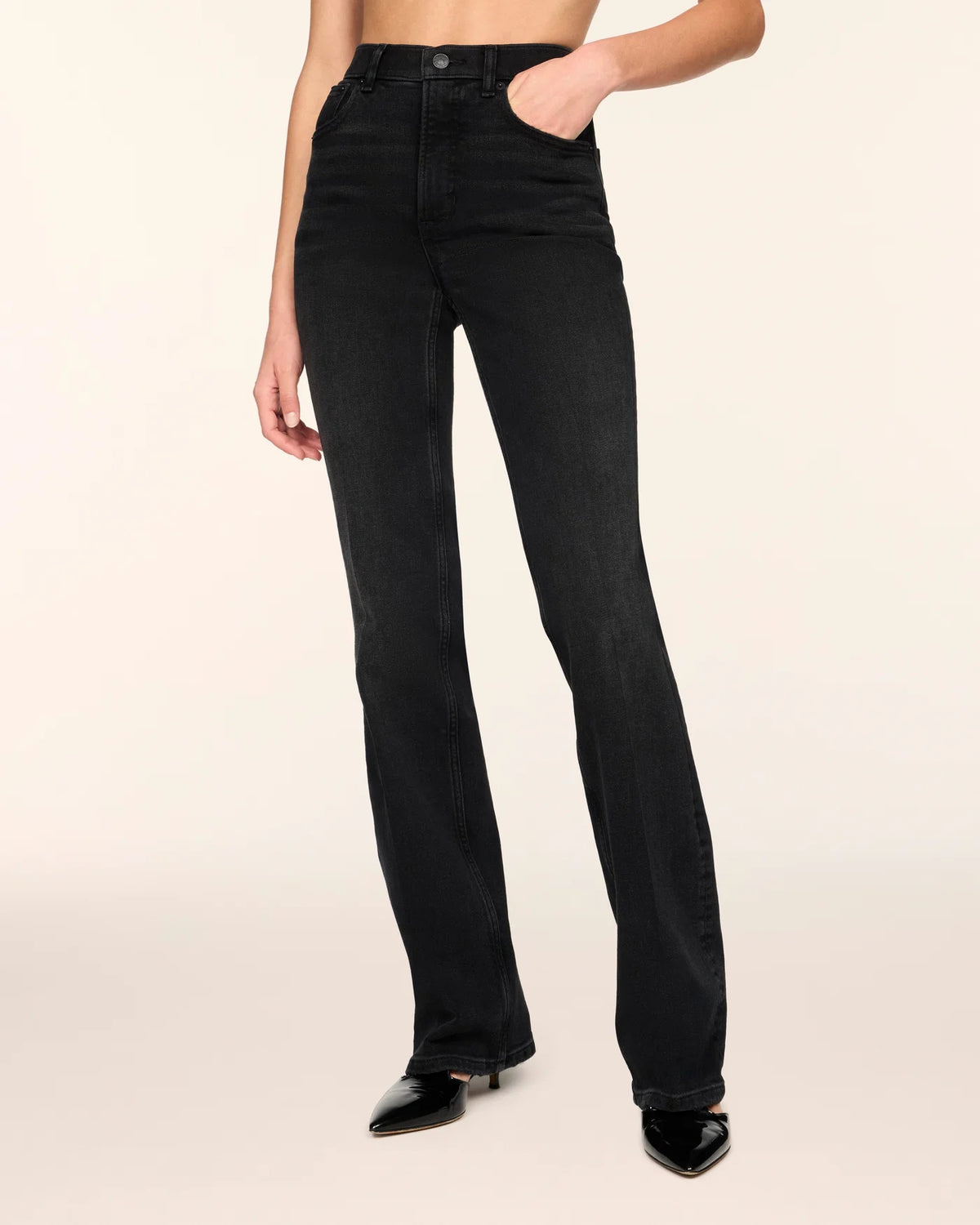 The "Deep Space" SPANXshape® Authentic 360 Bootcut Jeans by SPANX