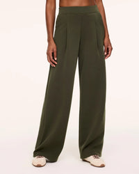The "Monastera" AirEssentials® Pleated Wide Leg Pant by SPANX