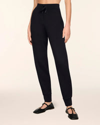 The "Very Black" SPANX AirEssentials® Slim Cuff Jogger by SPANX
