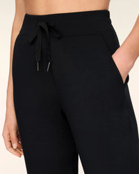 The "Very Black" SPANX AirEssentials® Slim Cuff Jogger by SPANX
