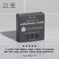 The "Charcoal Detoxifying" Solid Body Wash