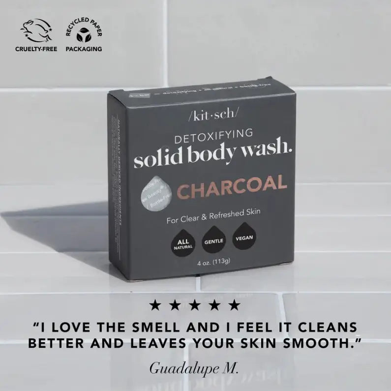 The "Charcoal Detoxifying" Solid Body Wash