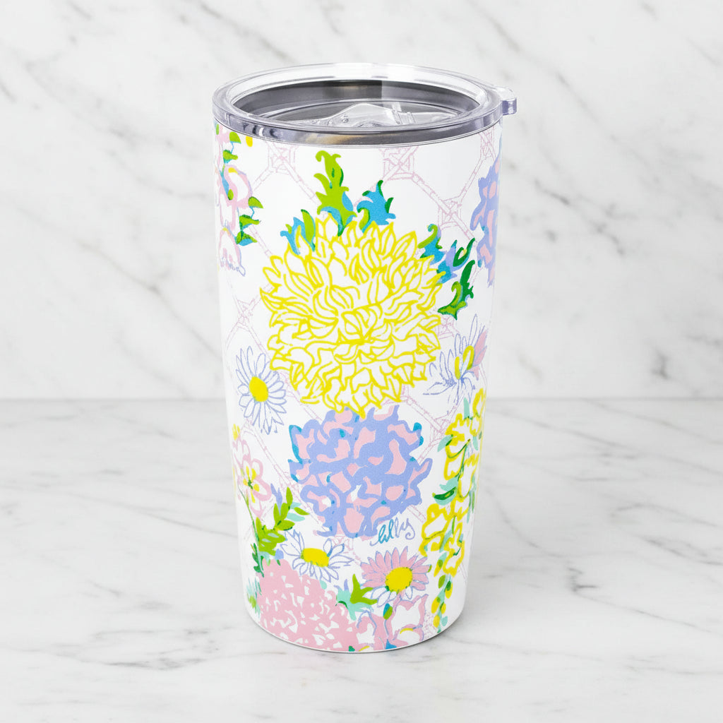 The "Lilly Garden" Stainless Steel Thermal Mug by Lilly Pulitzer