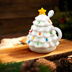 The "Nostalgic Christmas Tree" Mug with Lid and Spoon