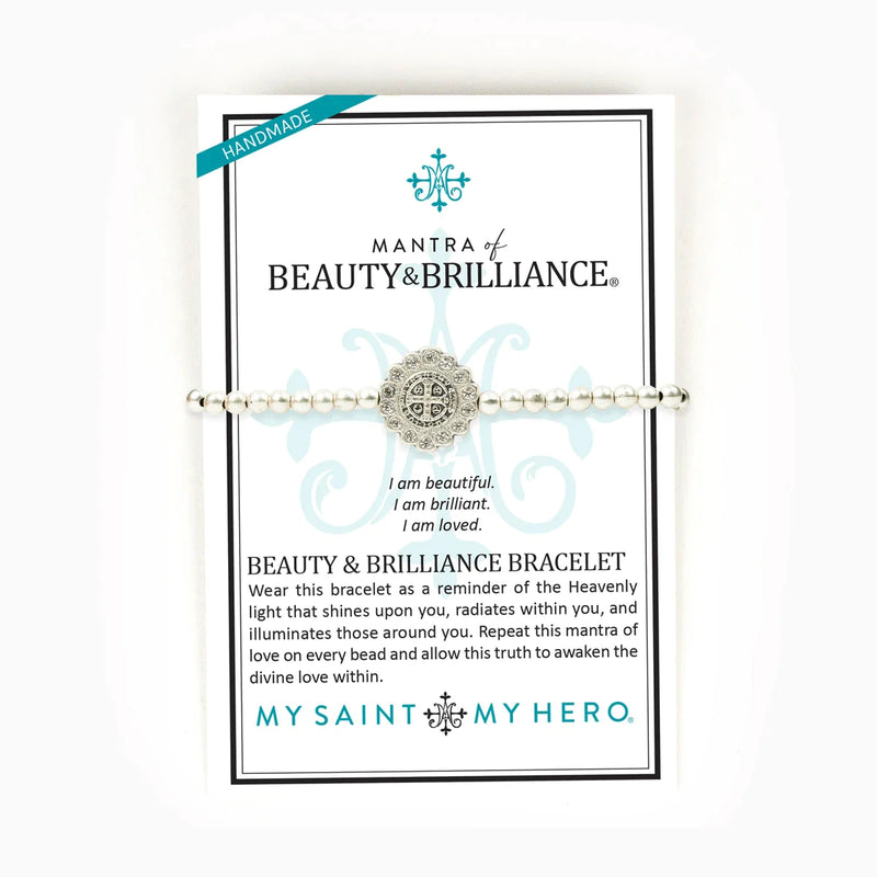 The "Mantra of Beauty & Brilliance" Bracelet by My Saint My Hero