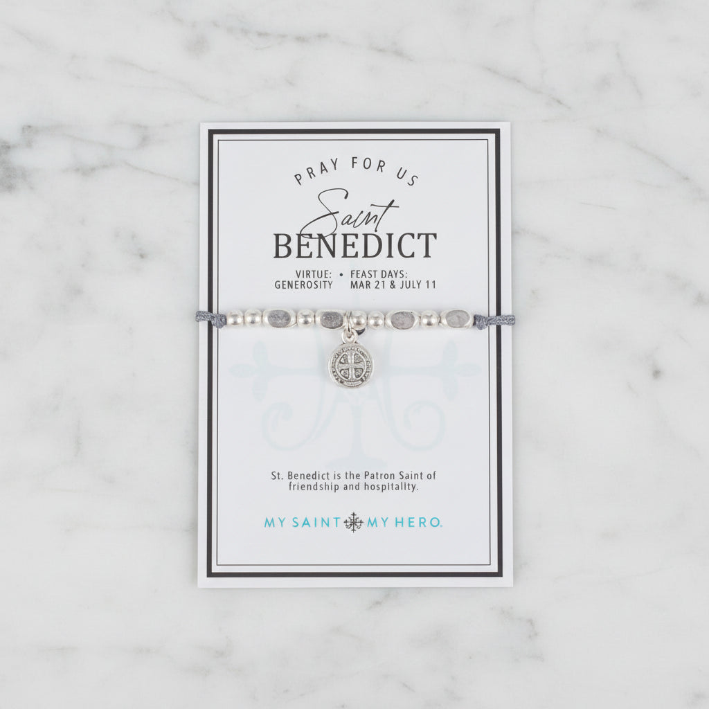 The "Saint Benedict Little Saints" Bracelet by My Saint My Hero