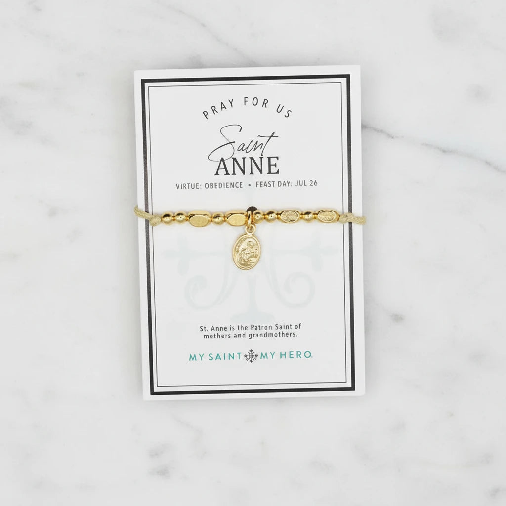 The "Saint Anne Little Saints" Bracelet by My Saint My Hero