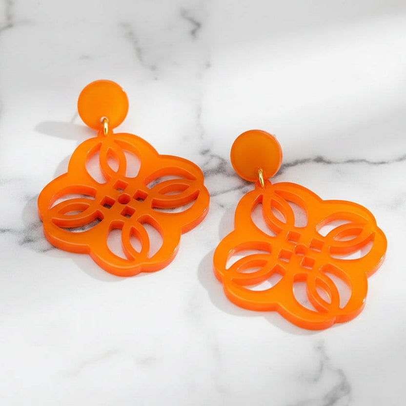 The "Lotus Flower" Earrings