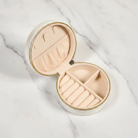 The "Poppin Petals" Round Jewelry Case