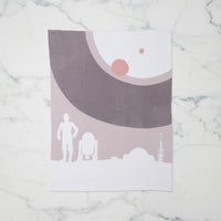 The "Tatooine" Star Wars CozyChic Throw by Barefoot Dreams